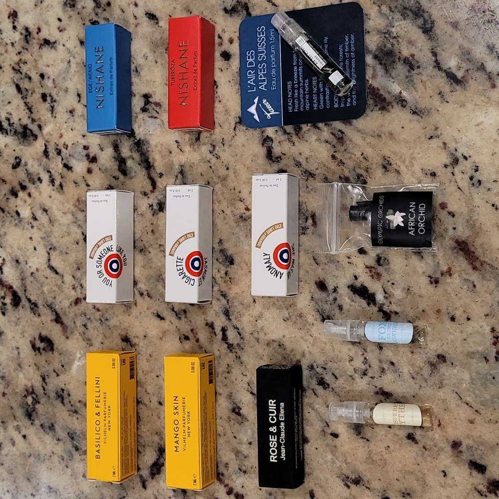Lot of Niche and Indie Perfume Samples - ELDO, Nishane, Vilhelm, Malle